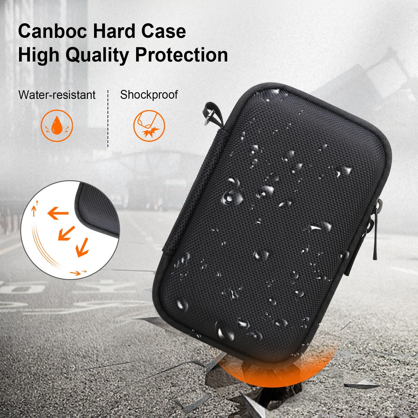 Hard Case for FLEXTAILGEAR MAX Pump 2020/ MAX Pump Plus/ MP2 Pro/ MP2 Plus Po...