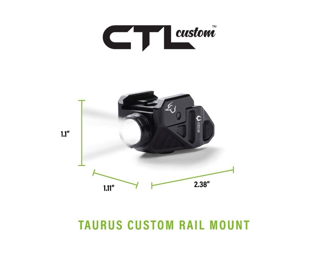 Veridian CTL Custom Taurus Edition Weapon Light With Safecharge