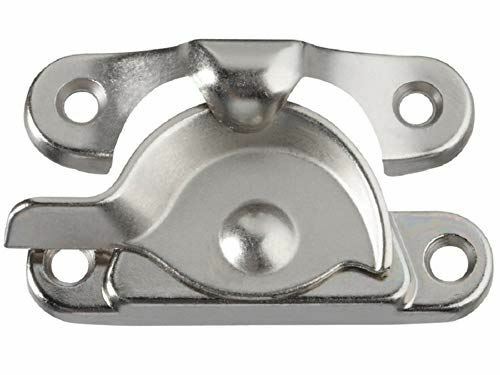 Gatehouse Window Replacement Metal Latch Sash Lock, Satin Nickel 0047092