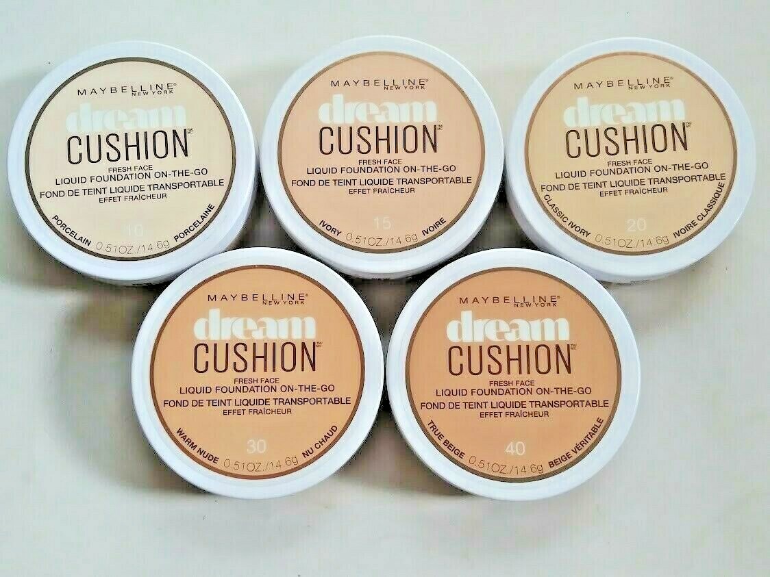 Maybelline Dream Cushion Liquid Foundation On-The-Go Variety Shade Color Choice