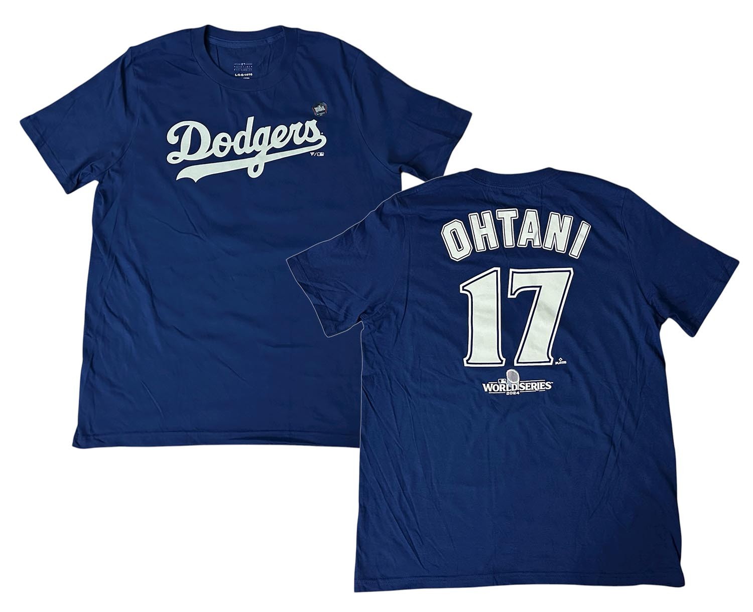 Youth Shohei Ohtani LA Dodgers World Series 2024 Name and Number T-Shirt