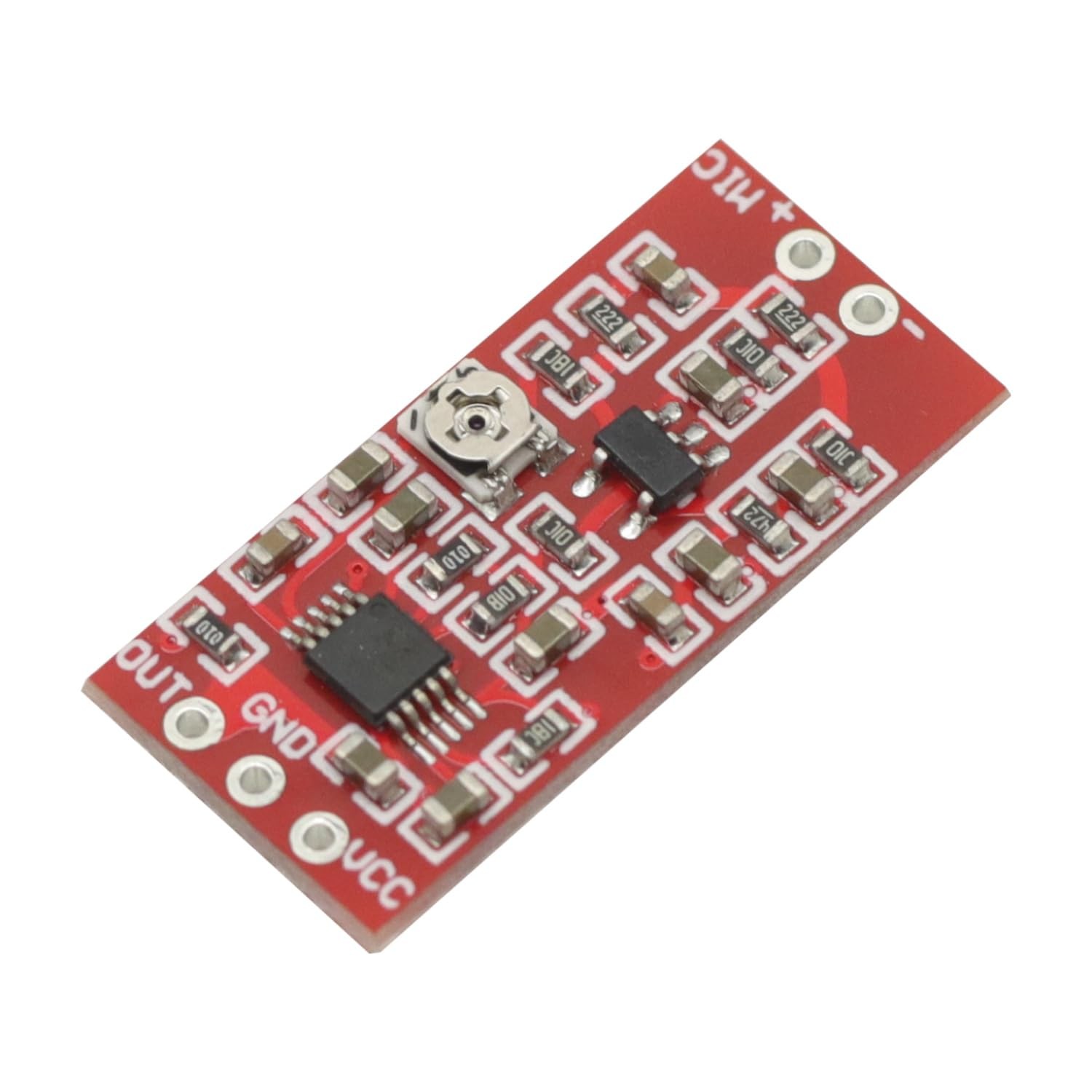 MAX4466 Electret Microphone Preamplifier Module with SSM2167 Voice Compressio...