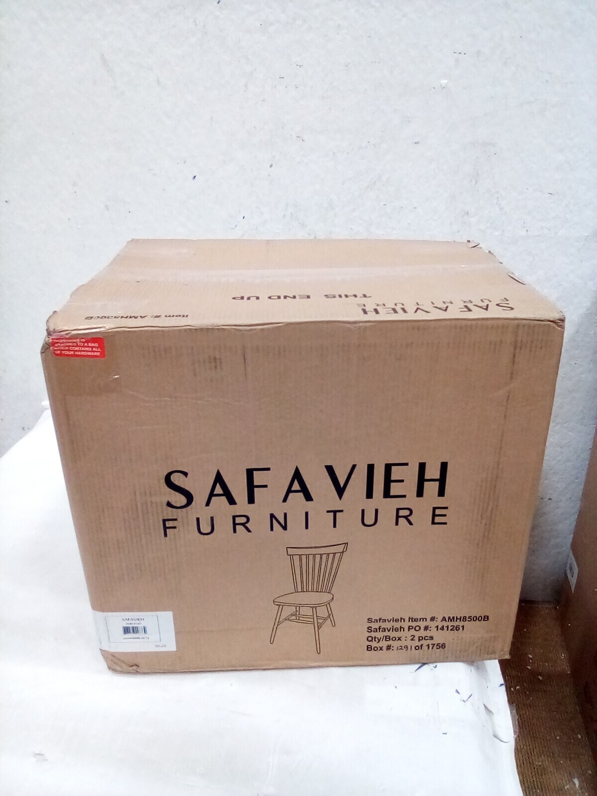 Safavieh PARKER SPINDEL SIDE CHAIR, Reduced Price 2172728791 AMH8500B