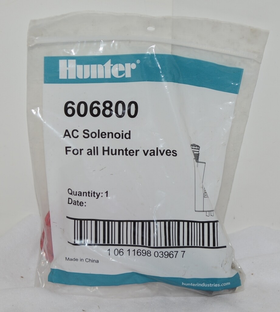 Hunter 606800 AC Solenoid For All Hunter Valves Quantity 1