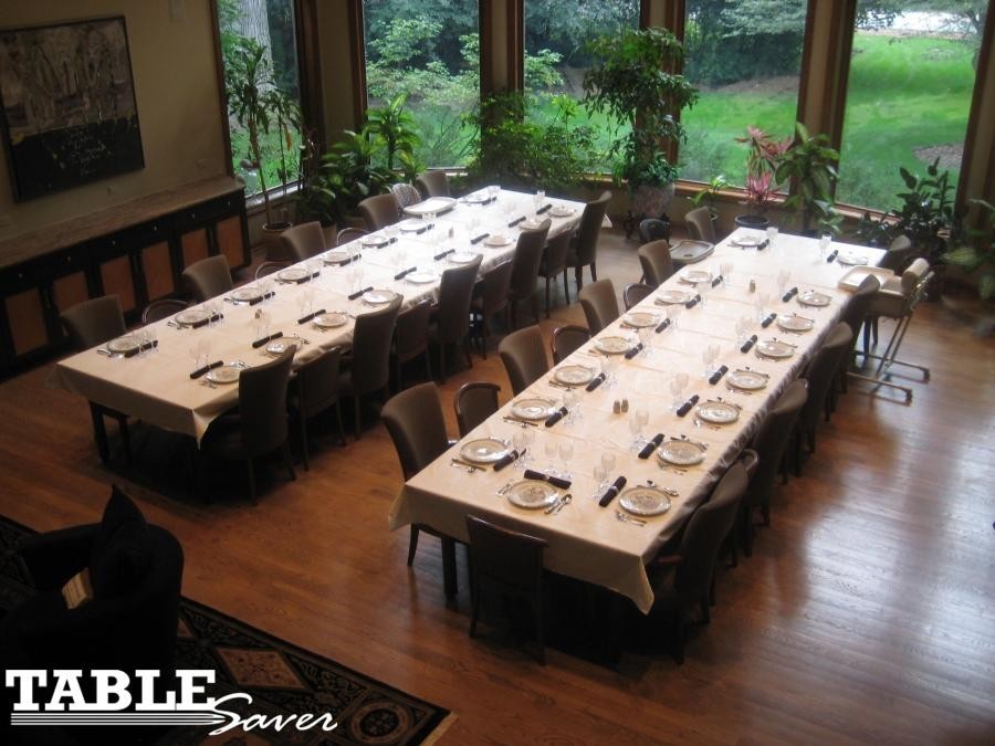 BONE WHITE SOLID NEW CUSTOM DINING TABLE PADS KITCHEN MAGNET PROTECT COVER TOP