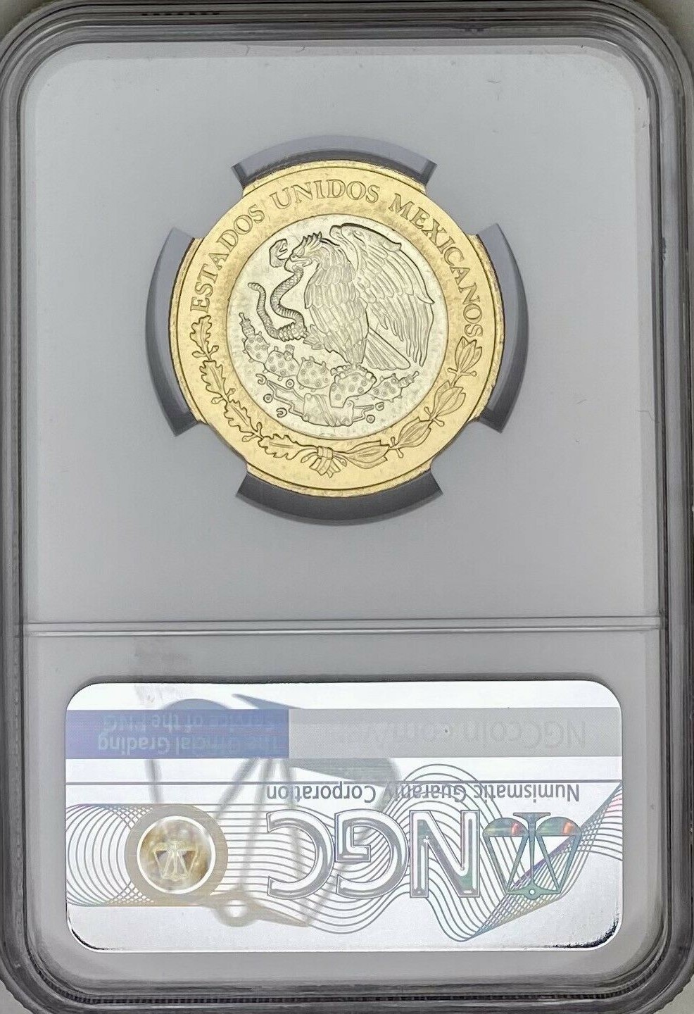 MEXICO 10 PESOS 2018 NGC MS 67