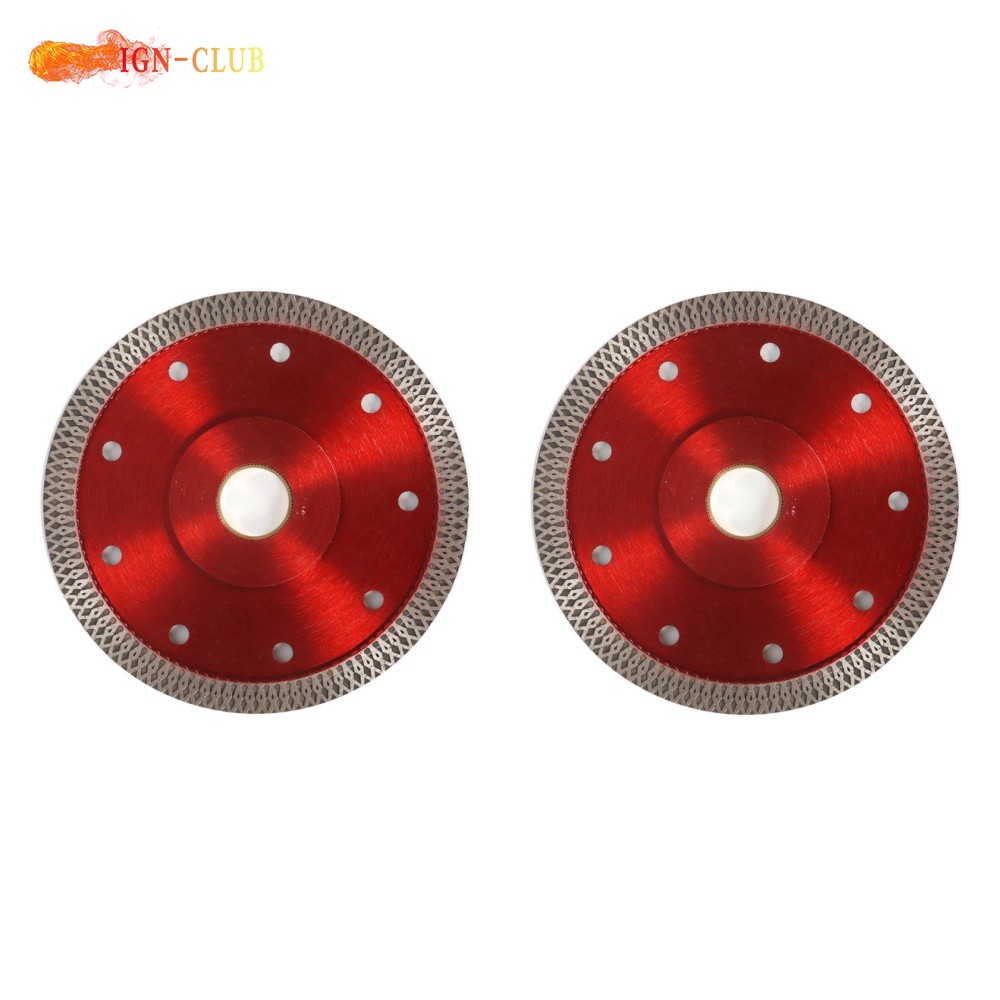 2 Pack 5" Cutting Diamond Saw Blade For Porcelain Tile Stone Dry Or Wet Cutting