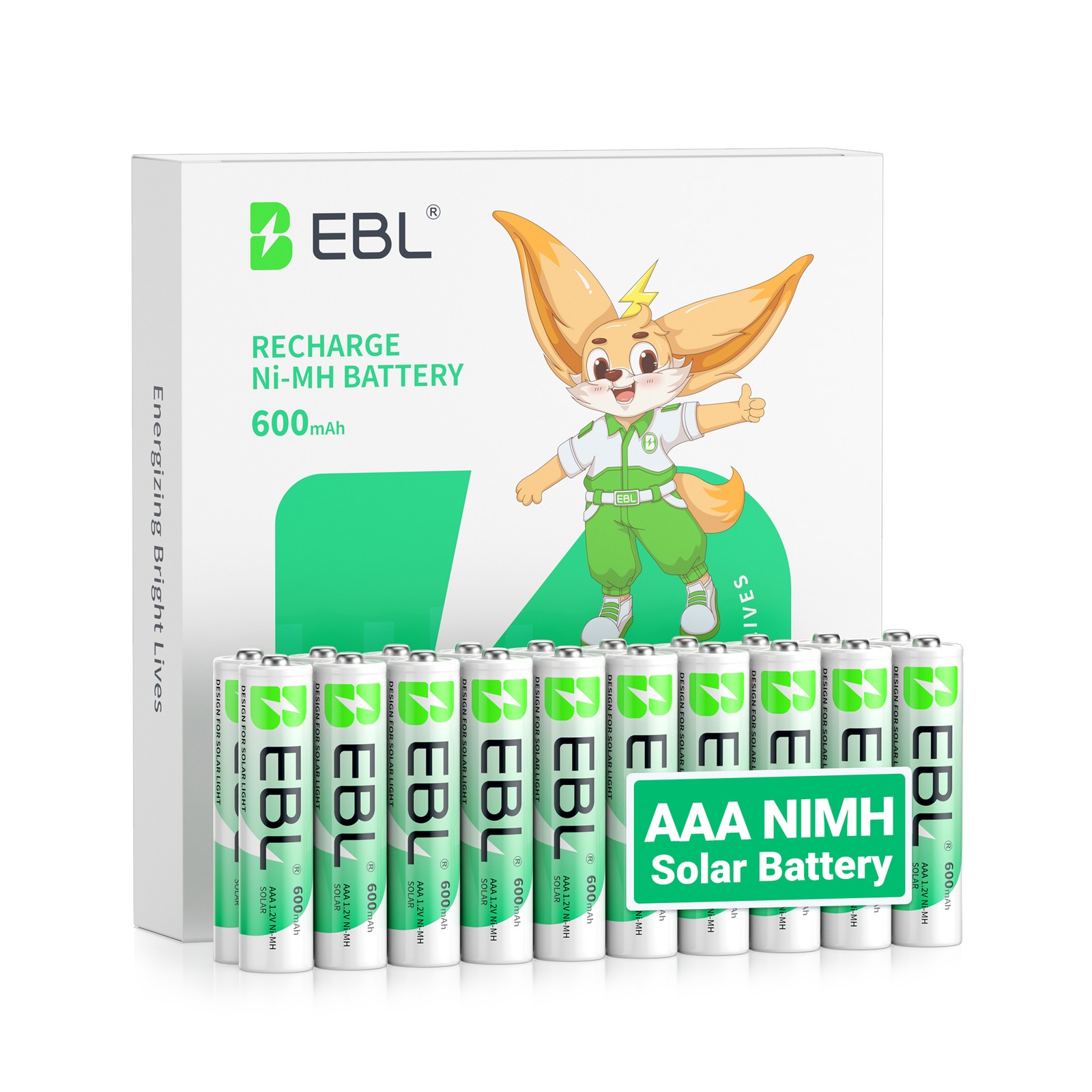 Lot AA ,AAA Rechargeable Batteries NIMH 1100mAh 1.2v For Garden Solar Light LED