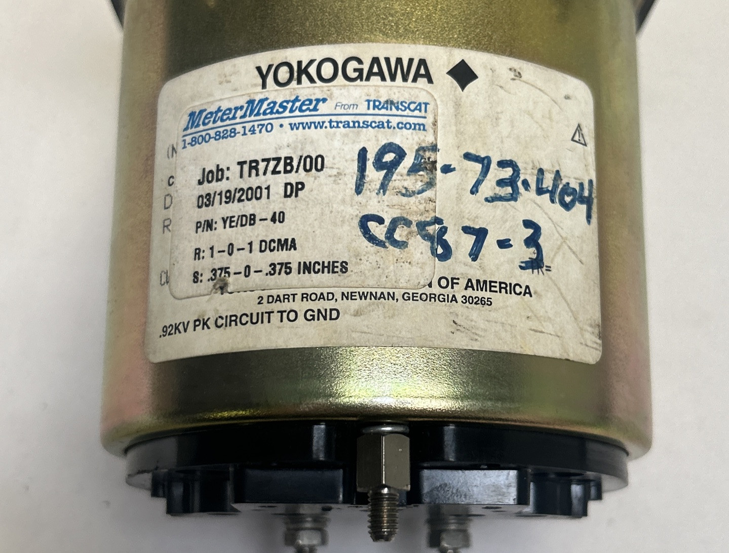 YOKOGAWA,YE/DB-40,PANEL METER