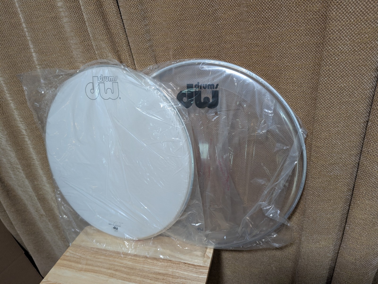 DW Bass Drum Heads- Remo - Set of 2 - 22" - NEW - Resonant and Batter Head