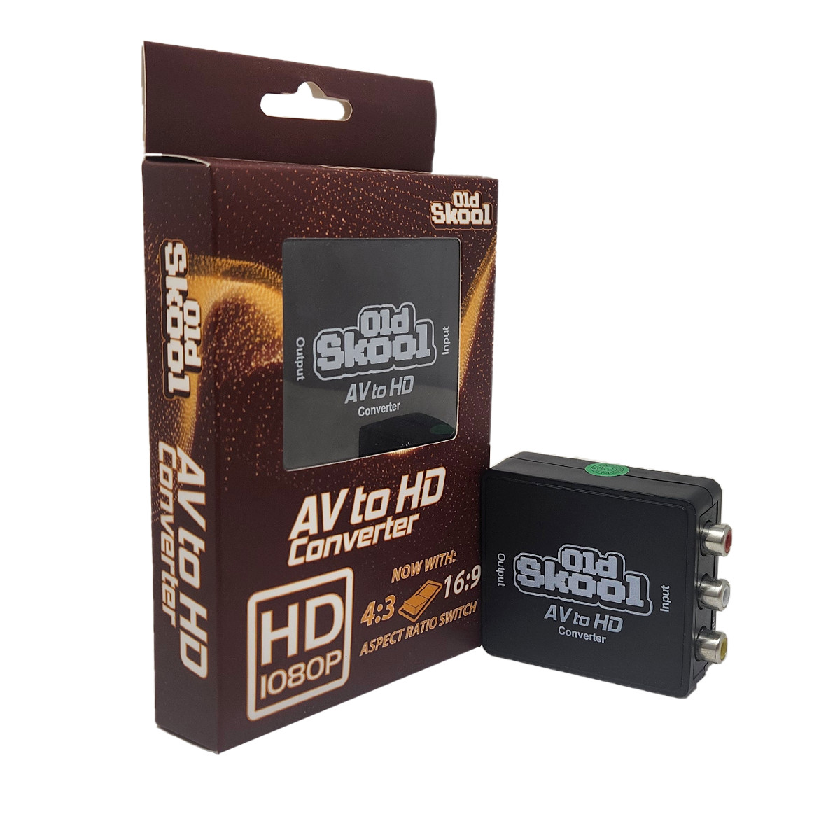 Old Skool AV to HD Converter (4:3/16:9 Aspect Ratio) SNES GENESIS & More! 1080p