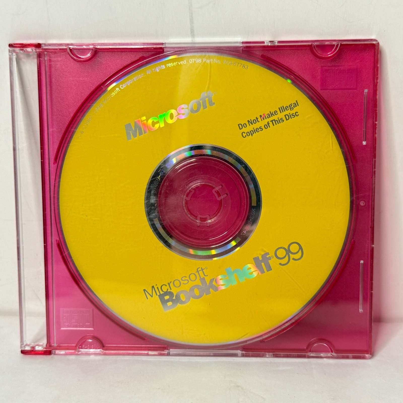 Microsoft Bookshelf 99 ©1998 Disc Only [GOOD] Windows Software CD-ROM PC *B2G2*