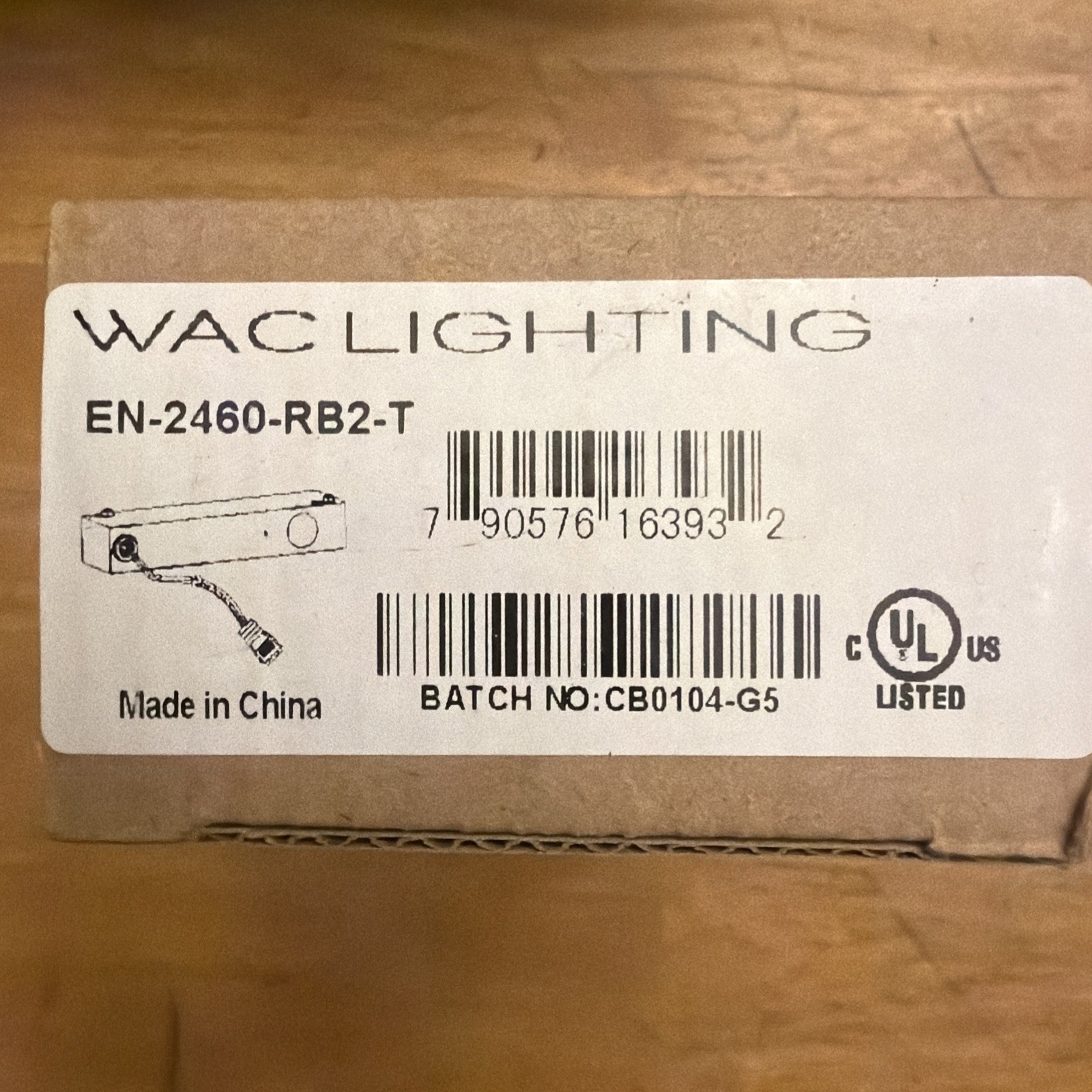 WAC Lighting EN-2460-RB2-T Transformer Black Power Supply 24 Volt 60W AC Class 2