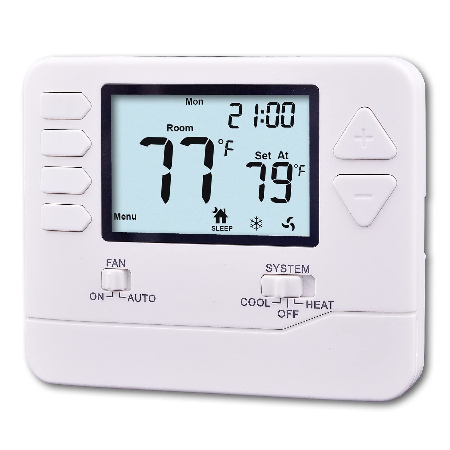 5-1-1 Day Programmable Thermostat for Home Conventional Single-Stage Systems,...