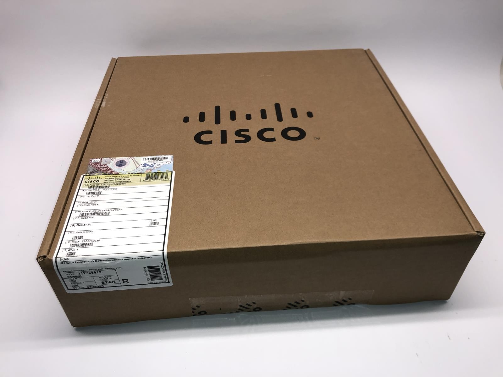 Cisco CS-DESKPRO-VESA Wallmount and VESA Adapter Kit  -  Brand New / Sealed