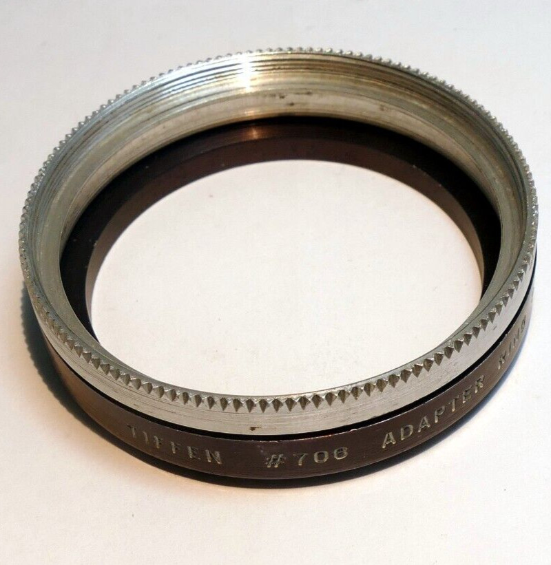 Tiffen #706 49mm to series 7 VII Filter 54mm ring adapter w/ retaining ring set