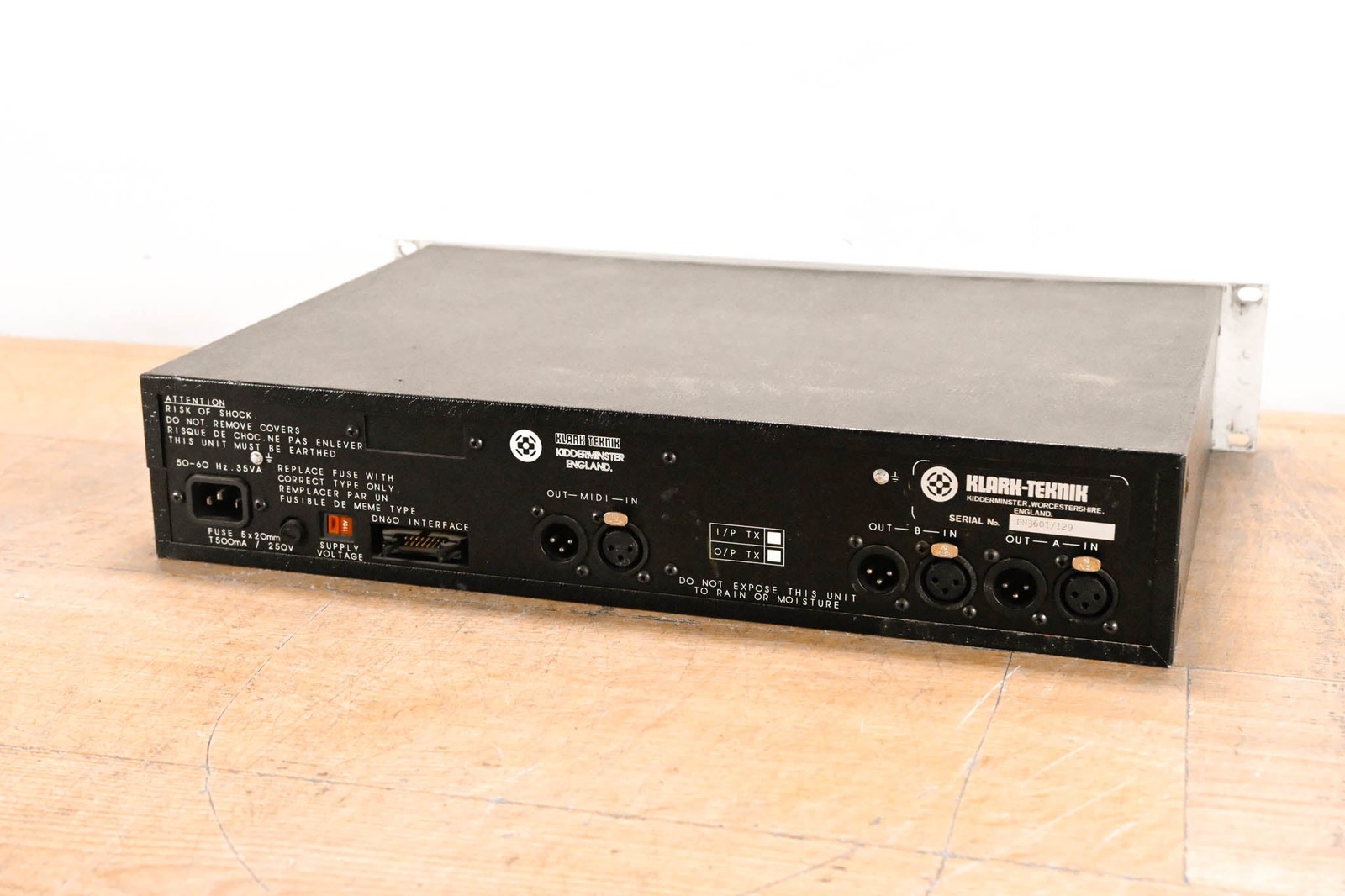 Klark Teknik DN3601 Programmable Slave Graphic Equalizer CG01XRE