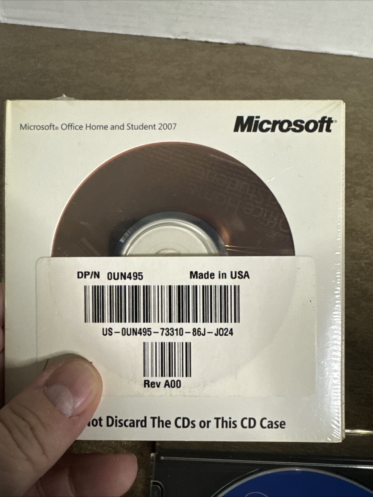 Microsoft Office 2007 Home and Student Full English Version =BRAND NEW SEALED=