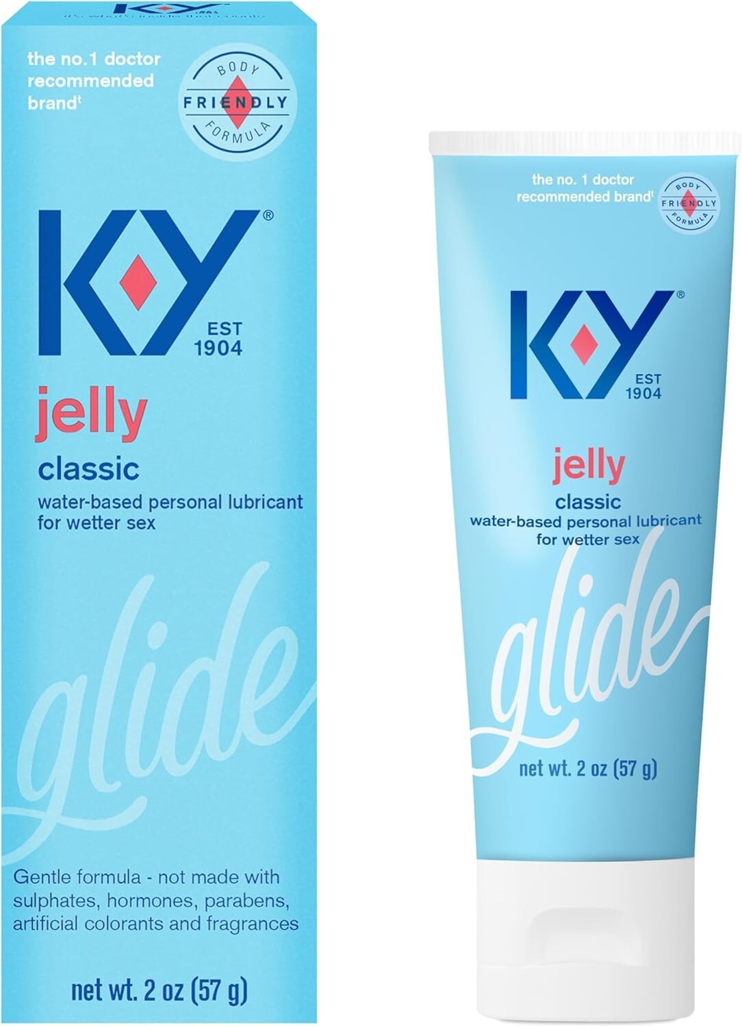 K-Y Jelly Personal Lubricant Water Based Lube for Wetter Sex *NEW*