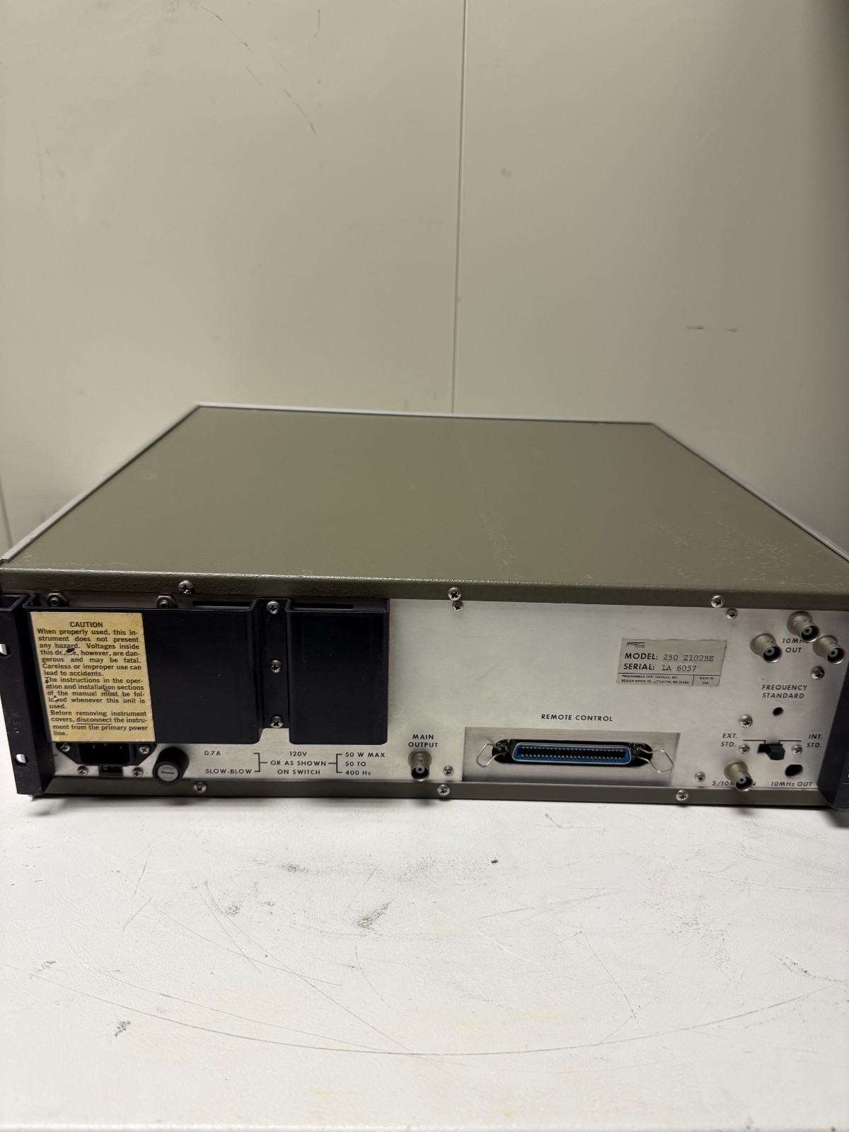 PTS 250 Frequency Synthesizer