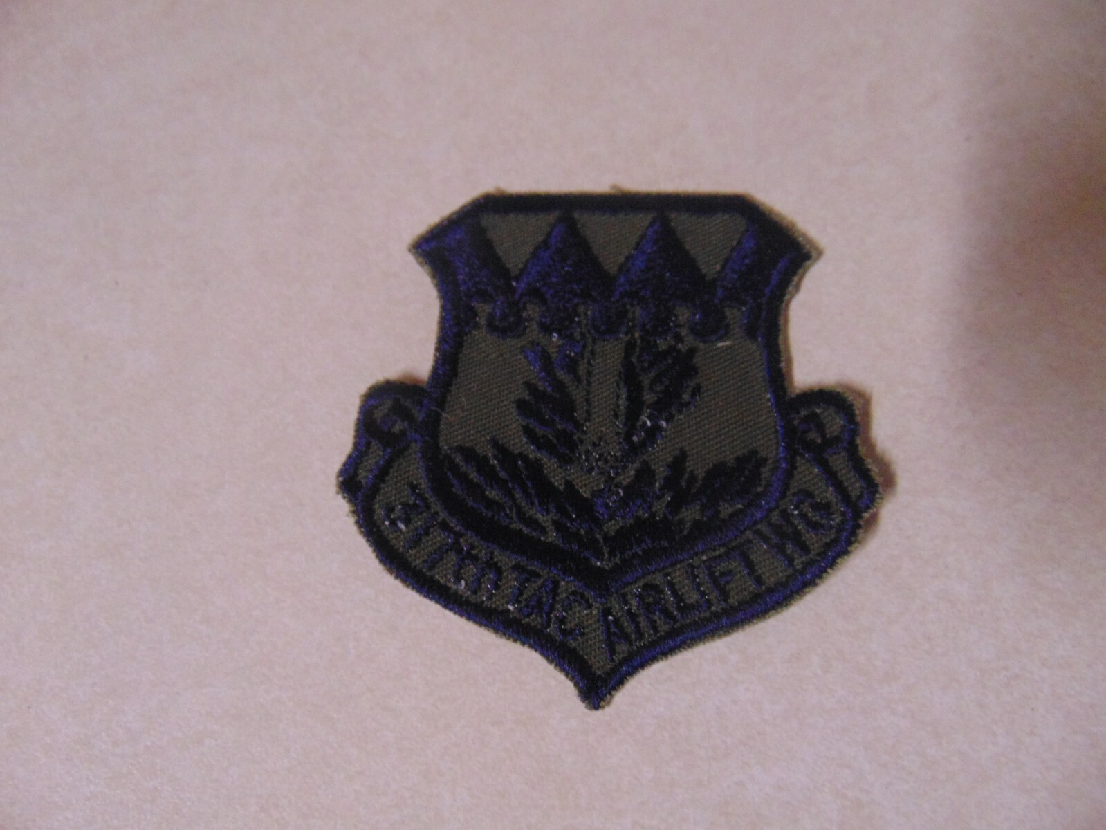 MILITARY PATCH SEW ON OLDER POCKET US AIR FORCE 317TH TACTICAL AIRLIFT WING