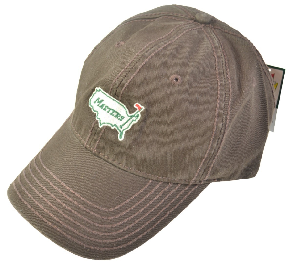 MASTERS (BROWN) RETRO Slouch Golf HAT from AUGUSTA NATIONAL