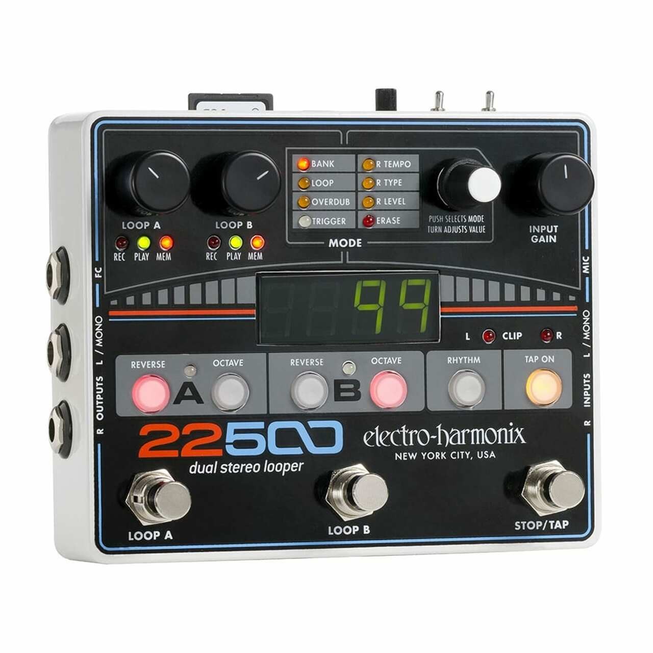 Electro Harmonix 22500 Dual Stereo Looper Effects Pedal