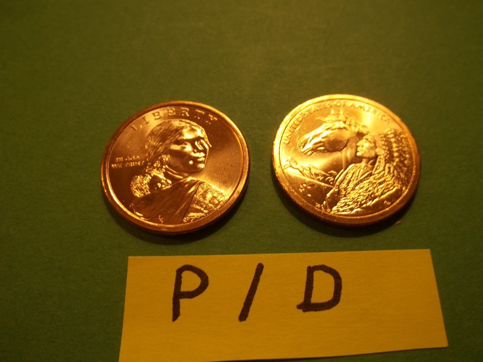 Native American Dollar Set  2012  P, D Unc.