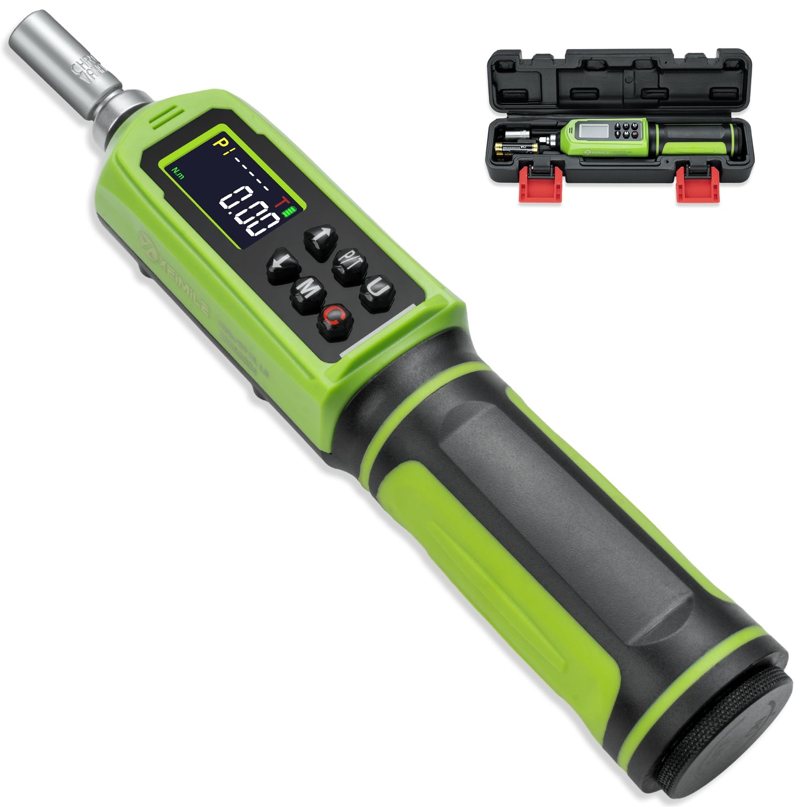 XEIMILE 1/4" Drive Digital Torque Screwdriver, 0.15-10N.m for Gunsmithing