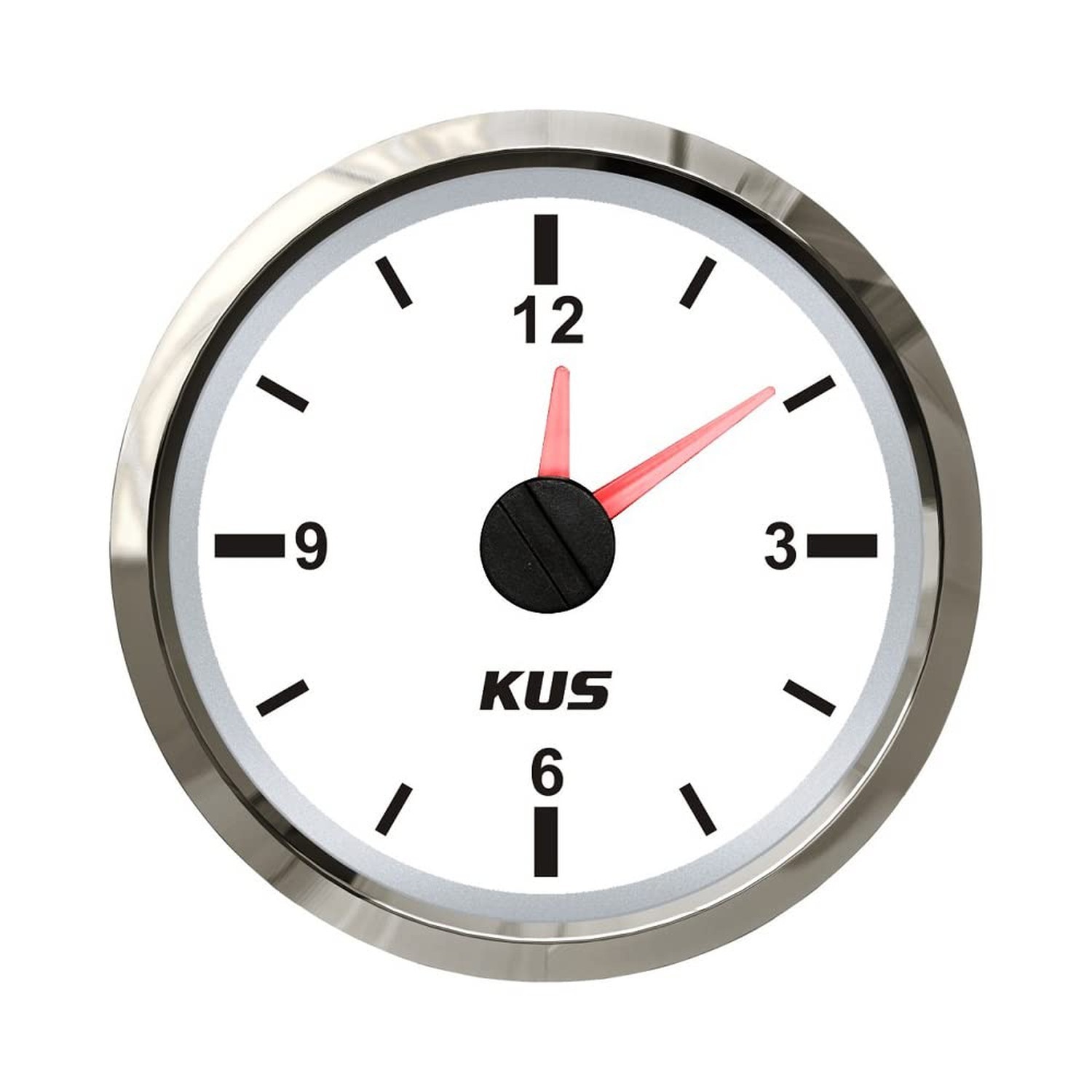 Kus 52mm 2 inch Clock Meter Gauge for Car RV Sedan Boat Truck12-hour Format w...