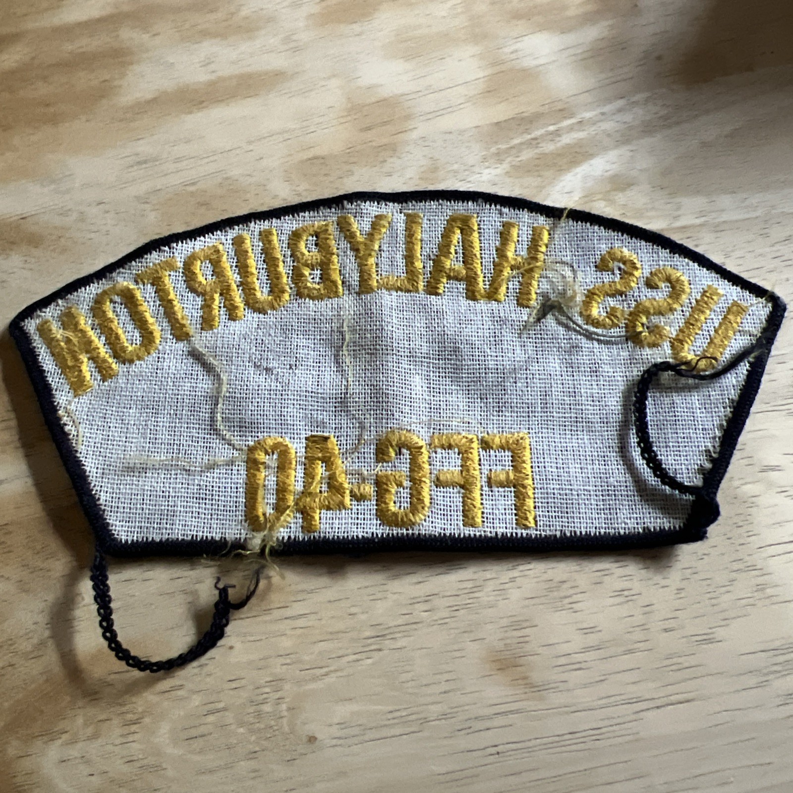 USN USS Halyburton FFG-40 Hat Patch