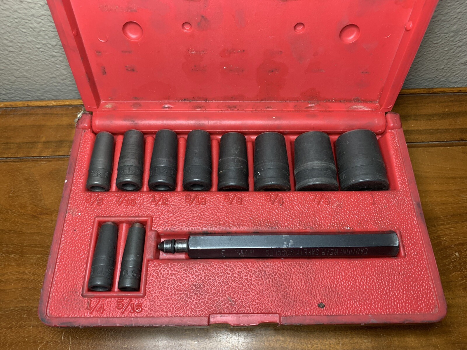Matco Tools 79PK 11pc Punch Set Gasket Cutter Hole w/Case 1/4 - 1"
