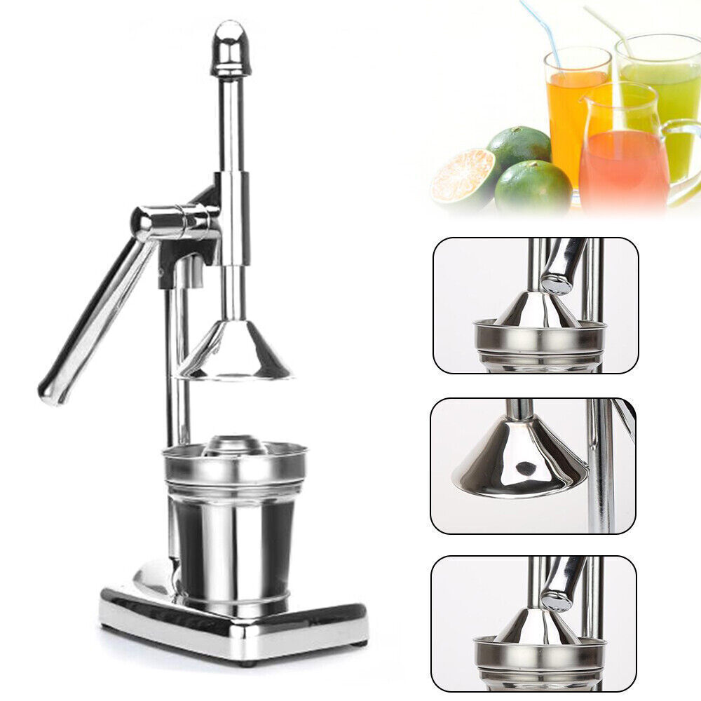Commercial Manual Hand Press Orange Lemon Juicer Fruit Squeezer Press Machine *