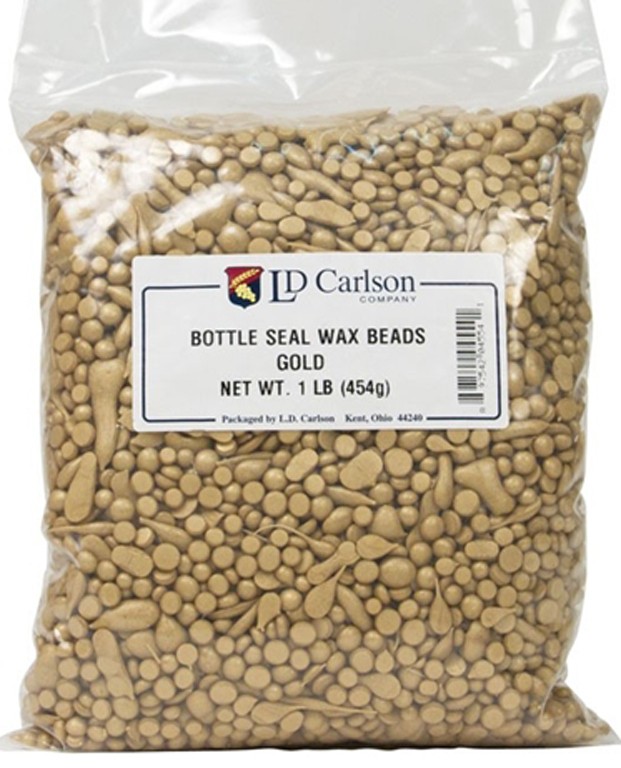 Bottle Seal Wax Beads - Gold