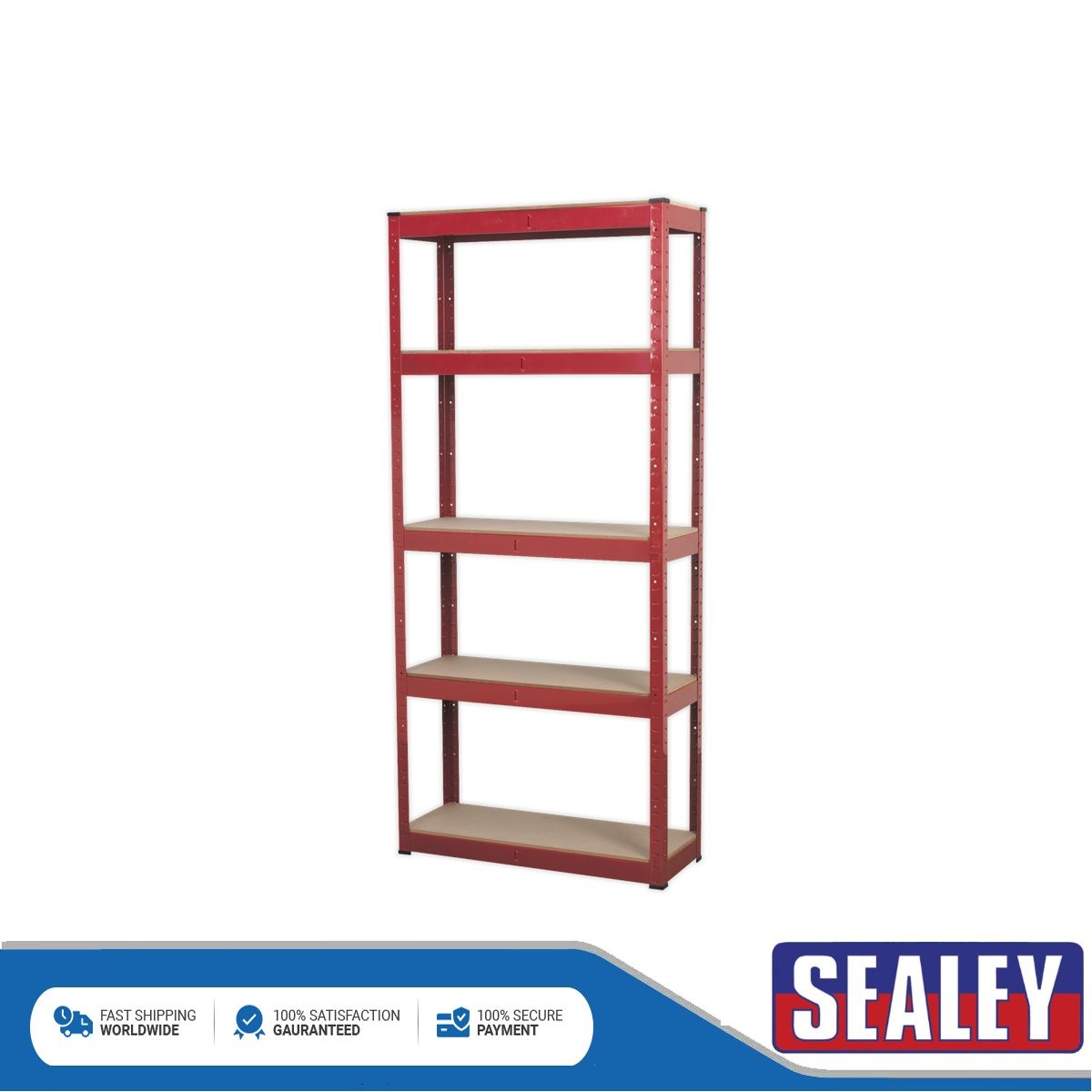 Sealey Racking Unit with 5 Shelves 150kg Capacity Per Level AP6150