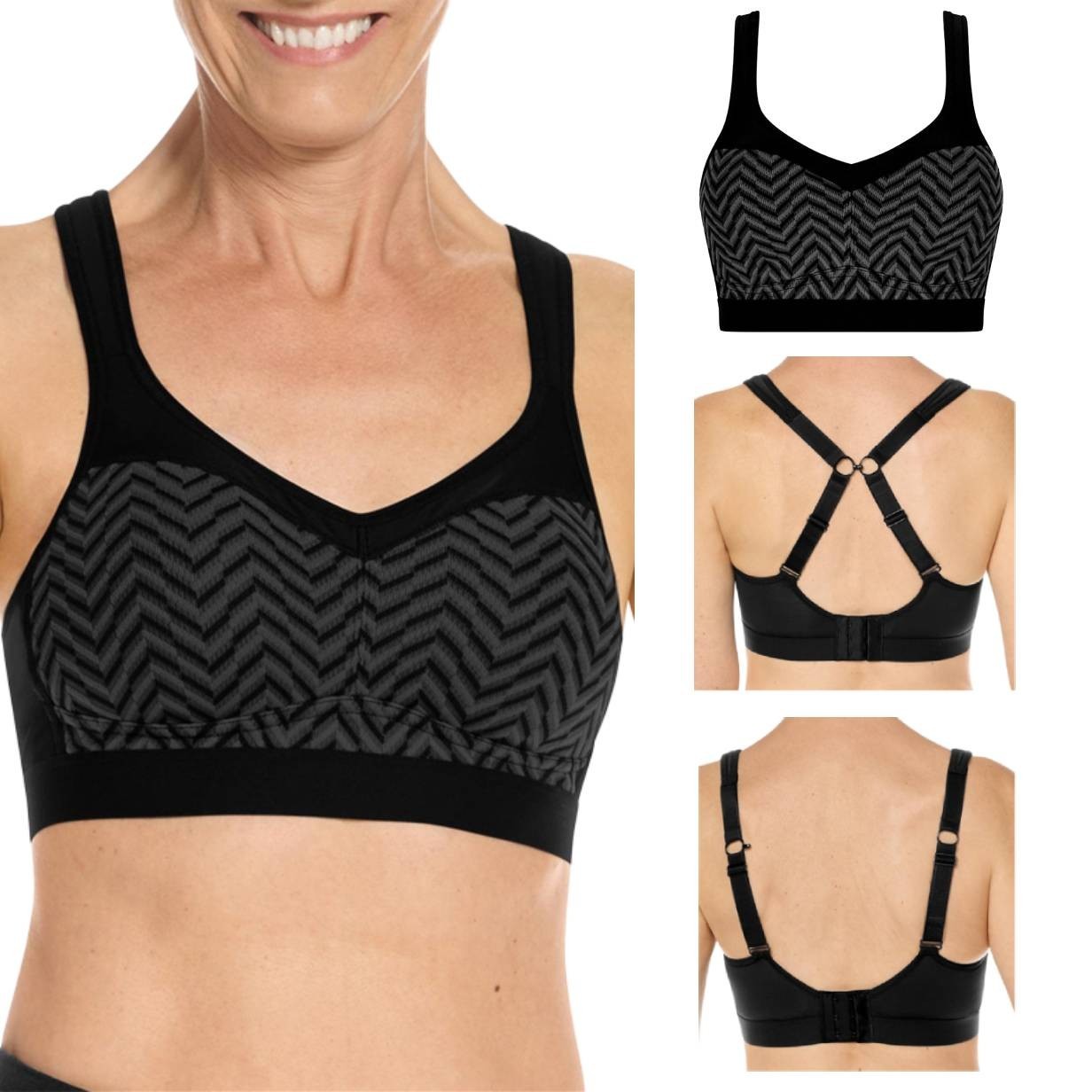 Post Surgery Sports Bra Amoena Jolie Pocketed Mastectomy Sports Bra