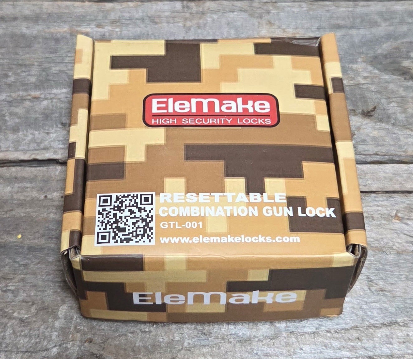EleMake Resettable Combination Trigger Lock for Gun GTL-001 Black