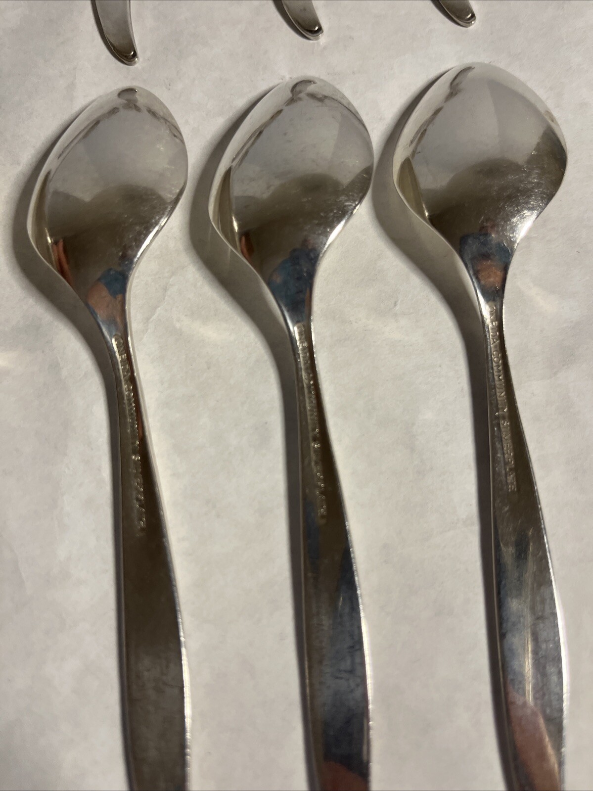 Oneida Community Silverplate Flatware Winsome 10 Teaspoons