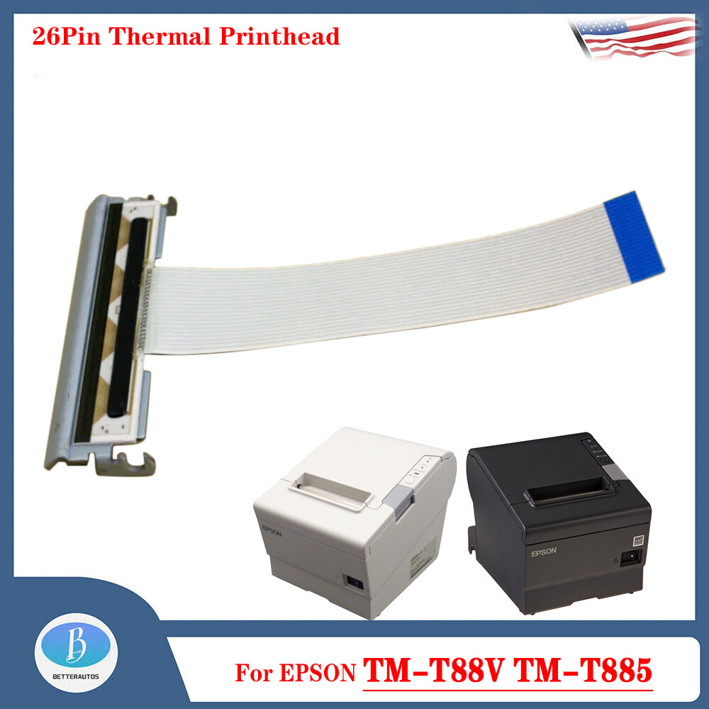 26Pin Thermal Printhead for EPSON TM-T88V TM-T885 barcode printhead
