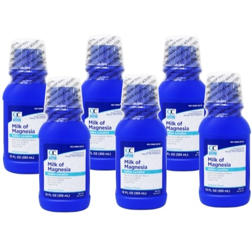 6 Pack Quality Choice Milk Of Magnesia Original Flavor 12Oz Each