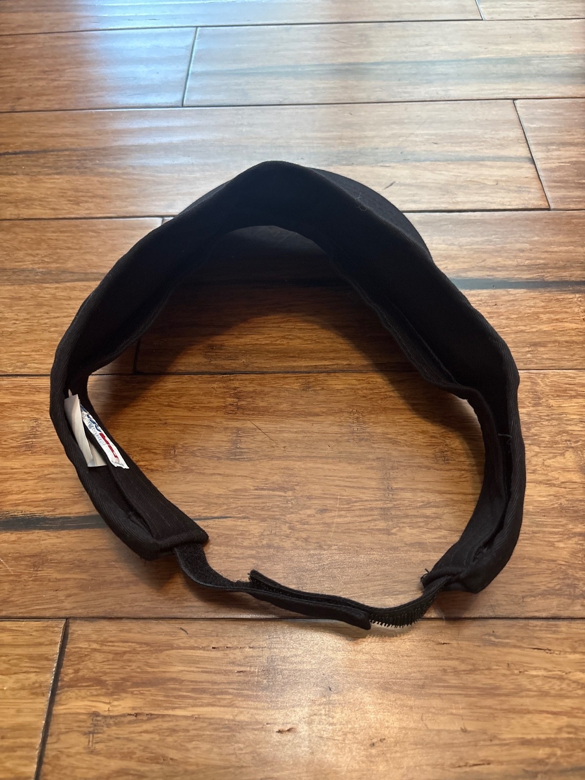 Domino's Gear Black Adjustable Visor Hat Worker Employee Uniform