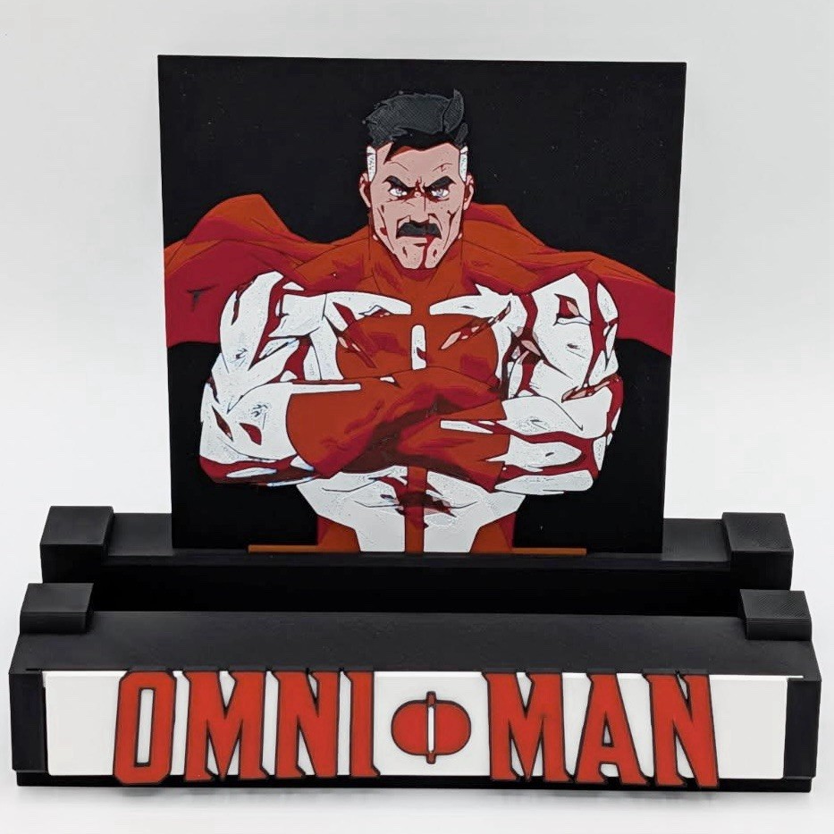 Omni-Man Comic Book Display Stand for Graded CGC, CBCS and Non-Graded Comics NEW