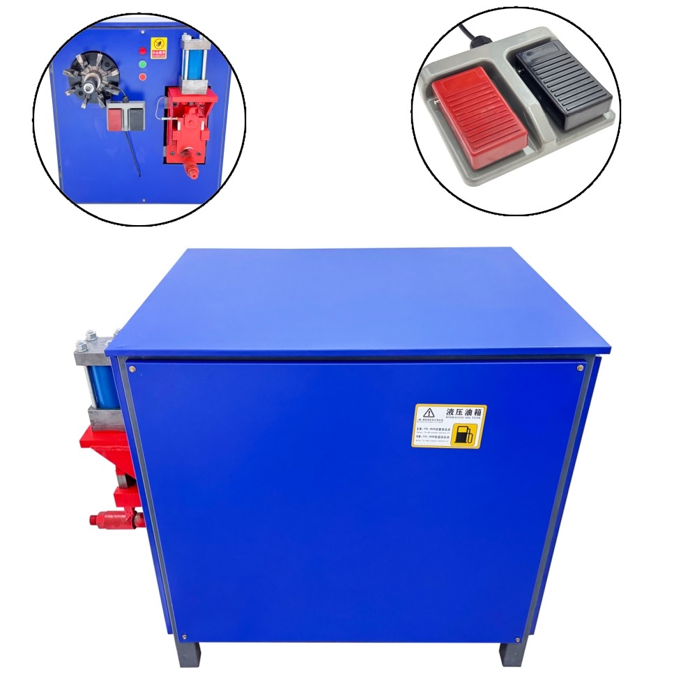 Industrial 8-Jaw Hydraulic Copper Wire Puller 4KW 220V Stator Recycling Equipmen