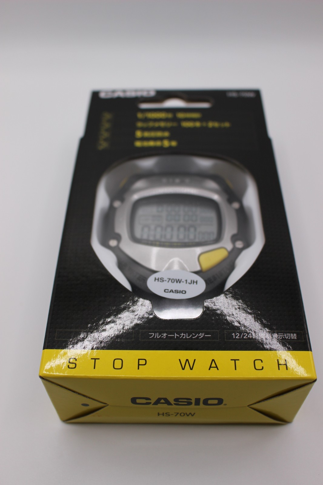 Casio HS-70W-1JH Professional Stopwatch 1/1000s Lap Split Memory Timer Japan