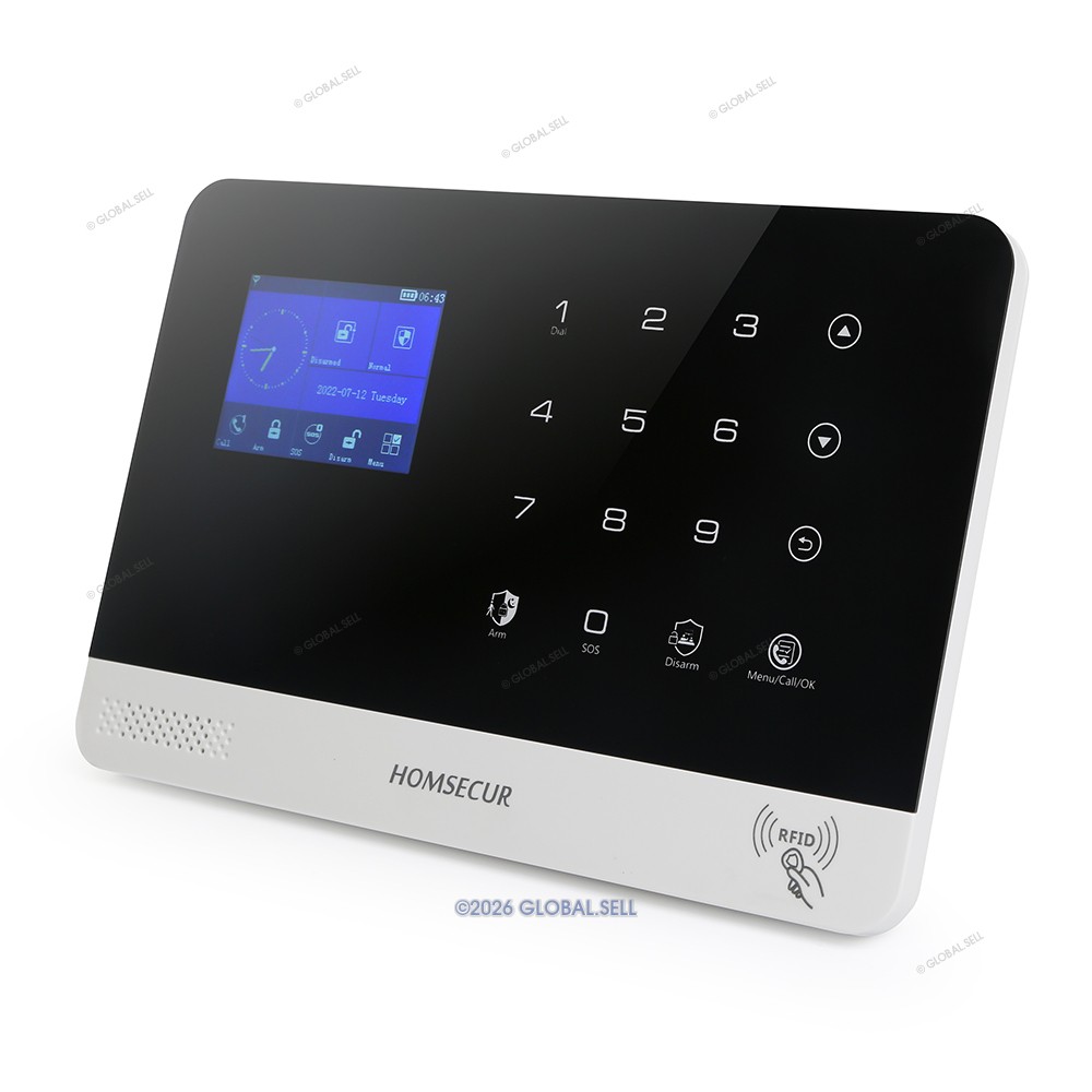 Homsecur WIFI/4G/2G/GSM Smart Home Wireless Security Alarm System Basic Kit