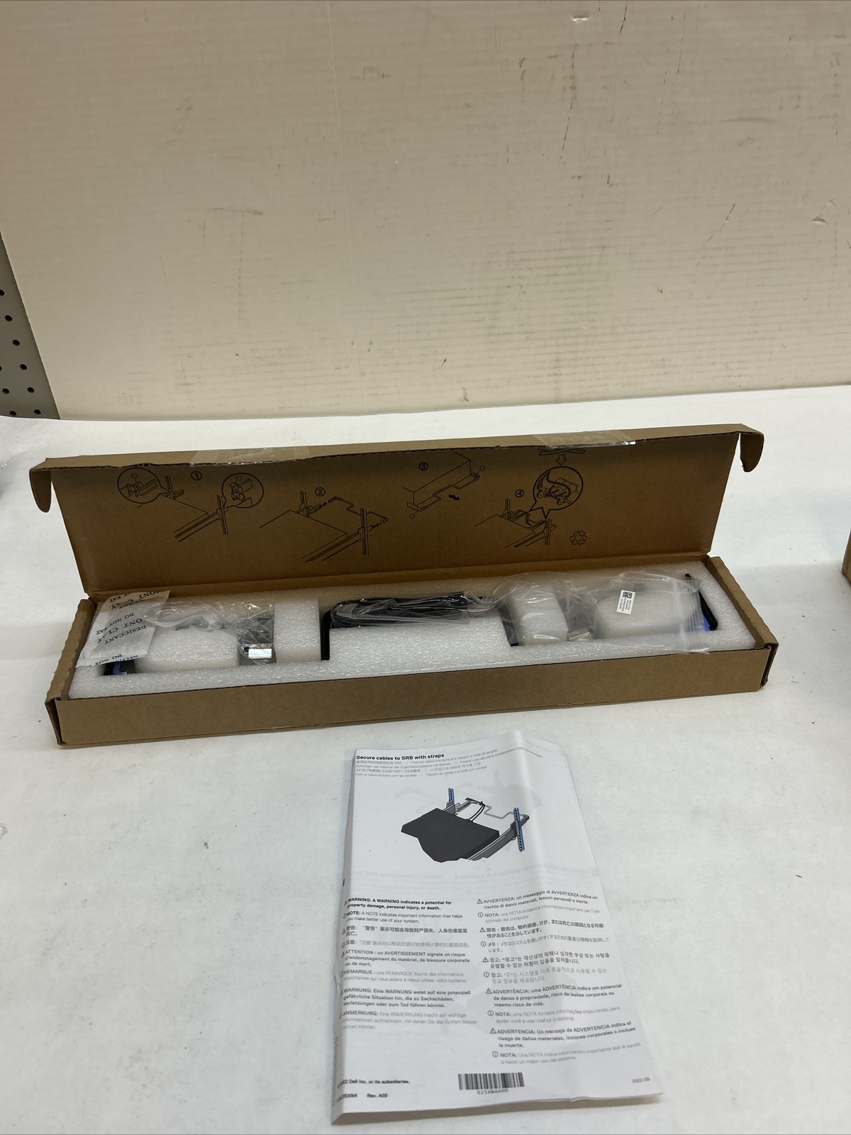 New Open-box  Dell 2U Strain Relief Bar & CMA Kit 09GWWF