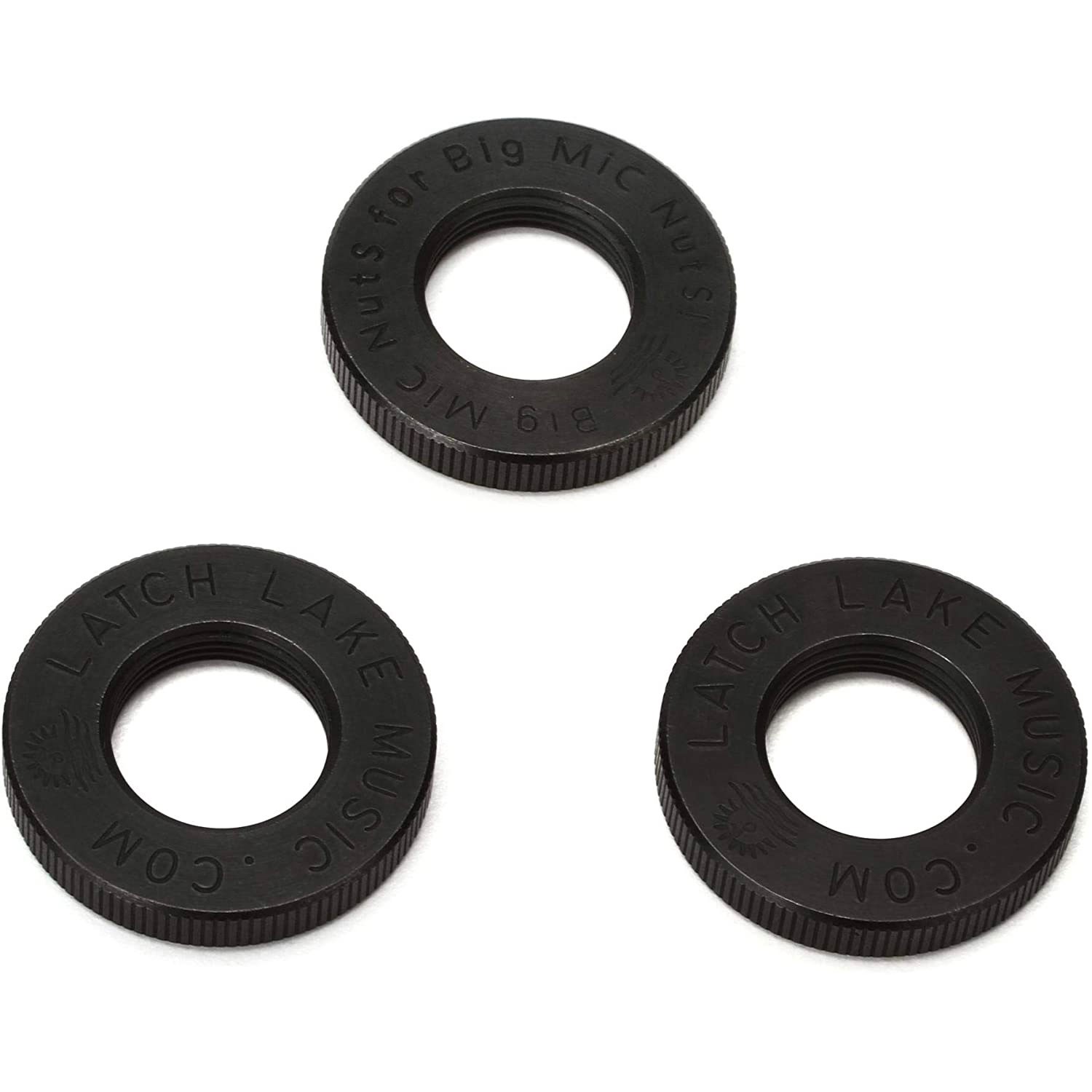 Latch Lake Music Jam Nuts (3 Pack): Three pack of microphone clip jam nuts