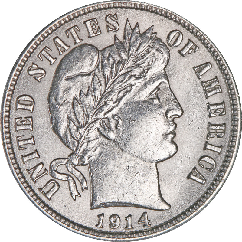1914-P Barber Dime Great Deals From The Executive Coin Company