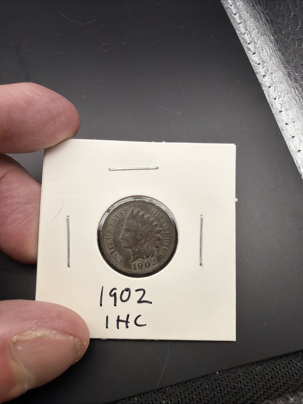 1902 1C BN Indian Cent Nice Details Crusty Brown Free Shipping