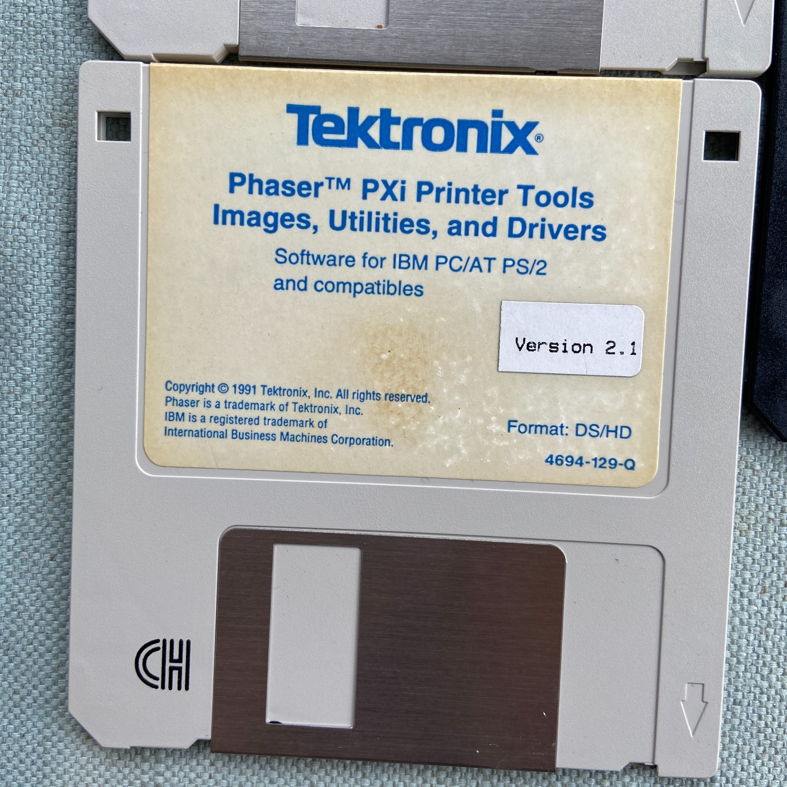 Tektronix Phaser PXi Printer Tools Driver Utilities Windows 3.0 v2.1 1991 1992